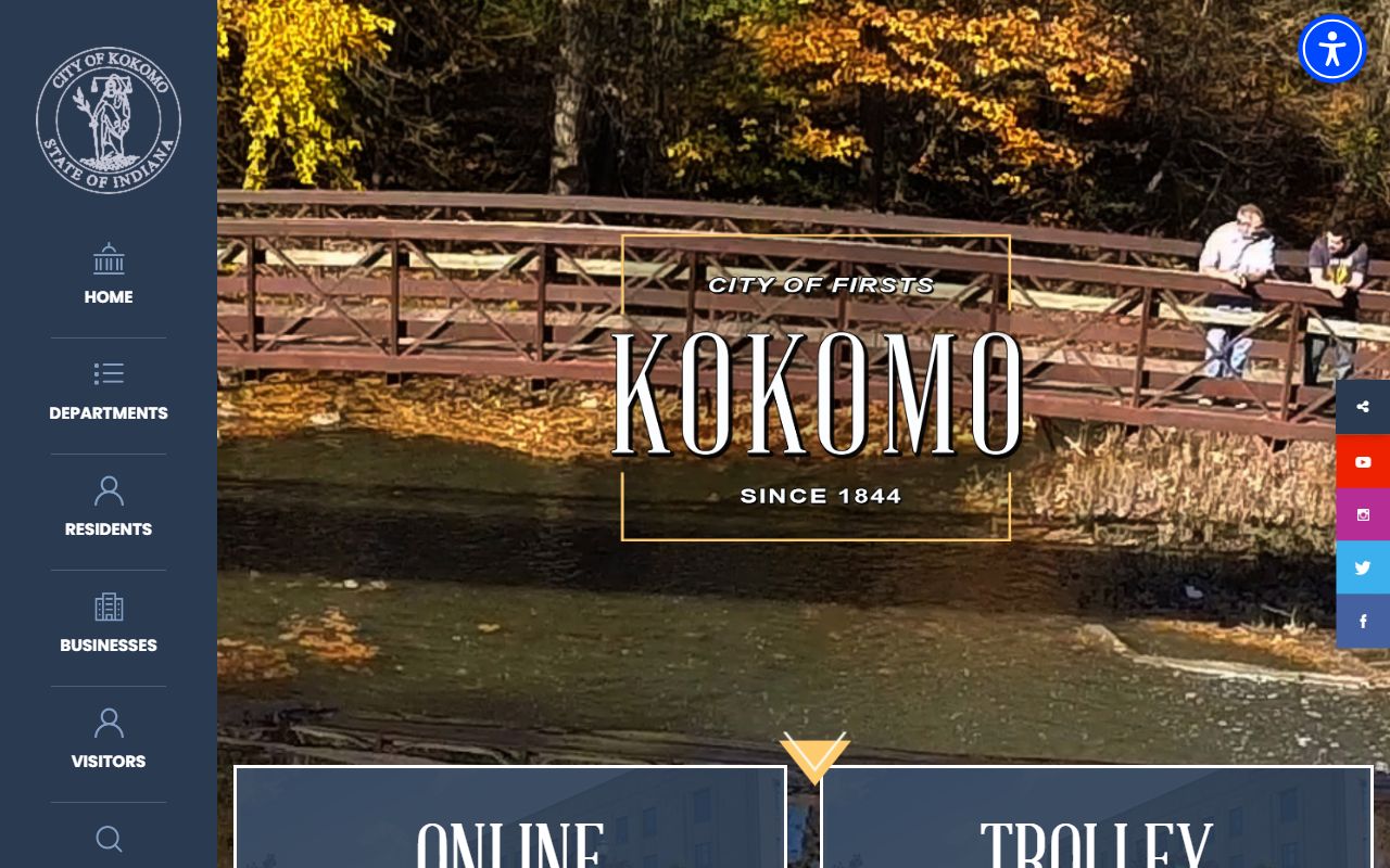 Kokomo Indiana city government website for bankruptcy records information
