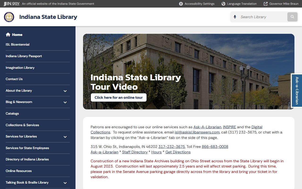 Indiana State Library resources for bankruptcy records research